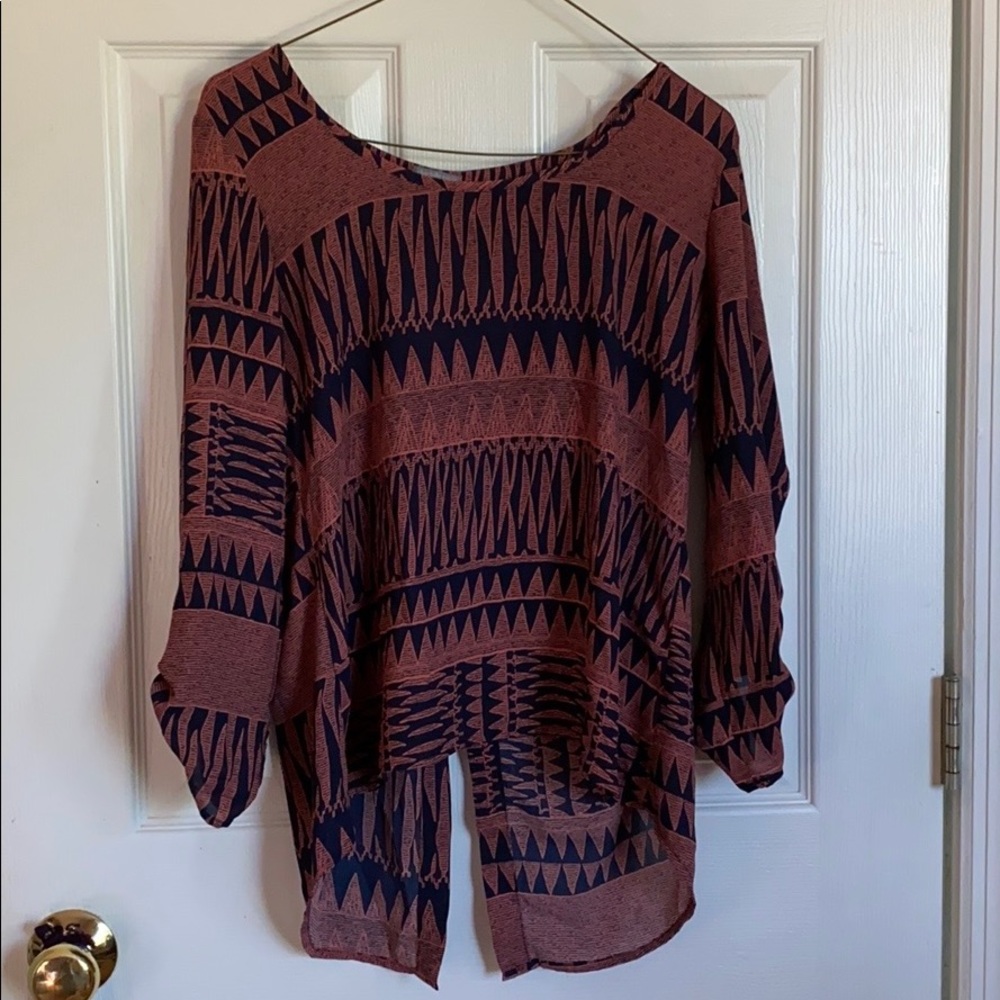 Long sleeve blouse